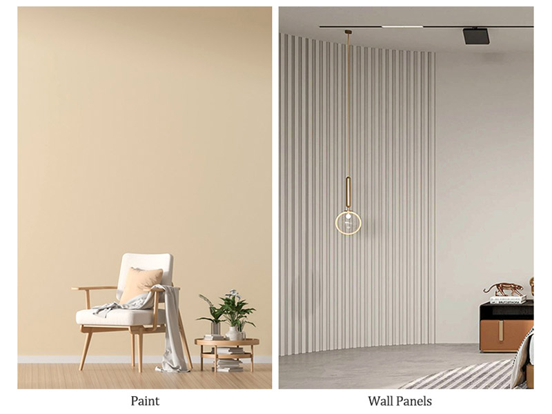 ¿Son los paneles de pared mejores que la pintura?