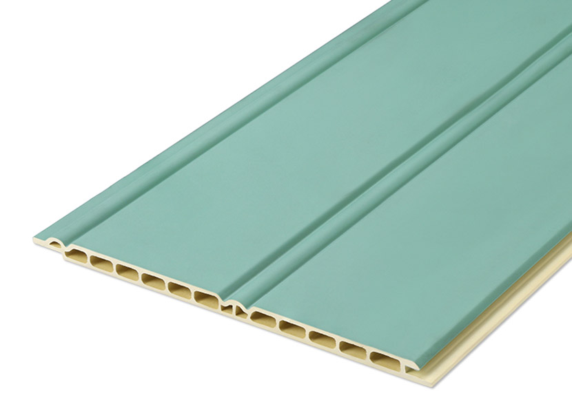 Tableros de pared huecos de WPC de 195 * 9 mm