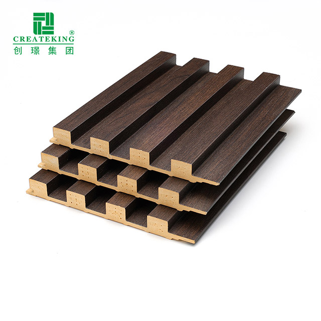 Paneles de pared sólidos estriados ecológicos de 159 * 16 mm