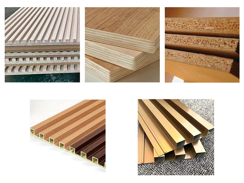 ¿Cuáles son los diferentes tipos de paredes estriadas?