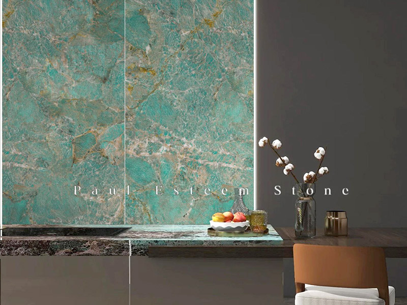 l&aacute;minas de m&aacute;rmol de PVC