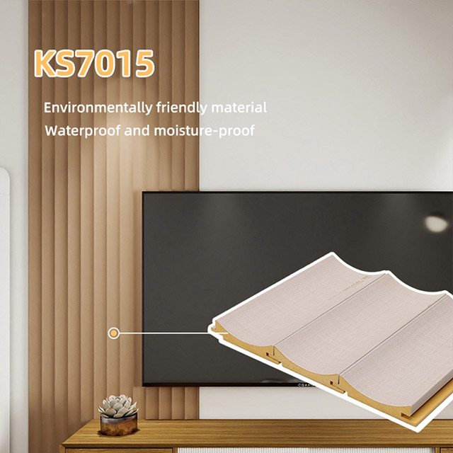 Panel de pared estriado de arco interno de 70 * 15 mm