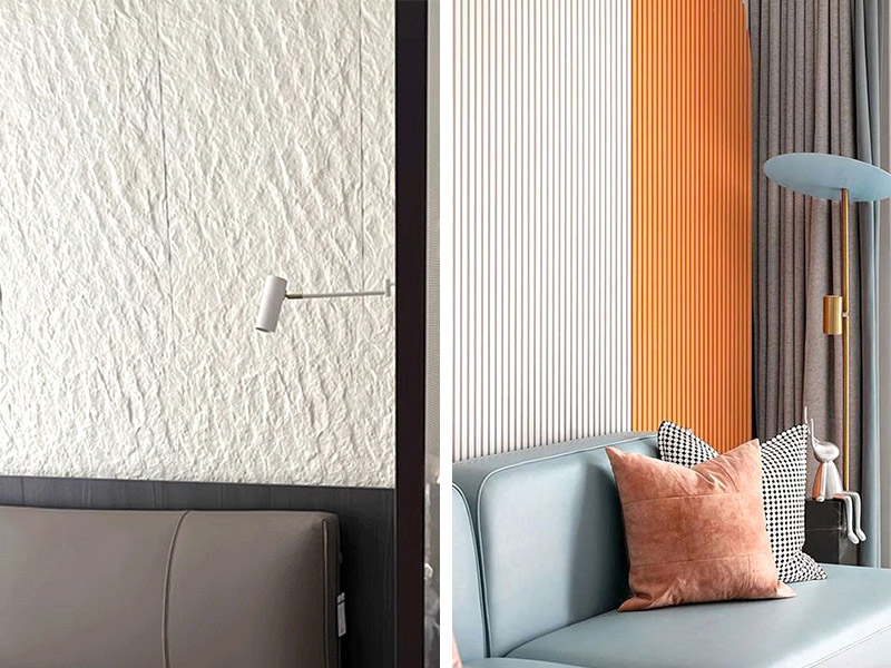 panel de piedra blanda y panel de pared de PVC