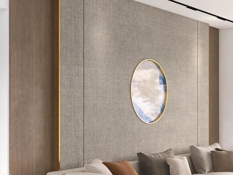 paneles de pared de tela de imitaci&oacute;n