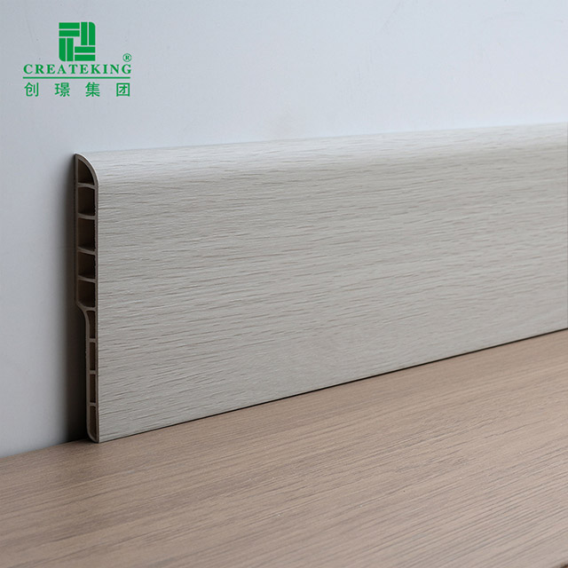 Rodapié tipo lápiz de PVC de 100*12 mm