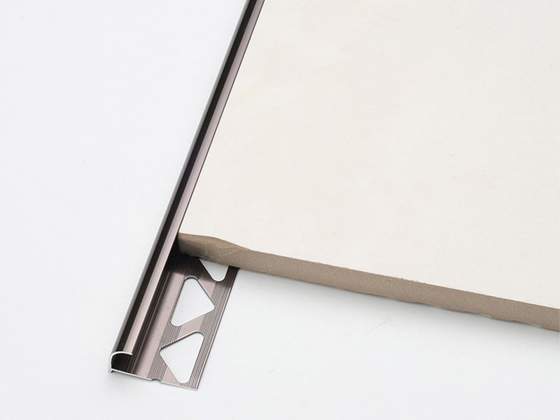 Borde de azulejo curvo de aleaci&oacute;n de aluminio