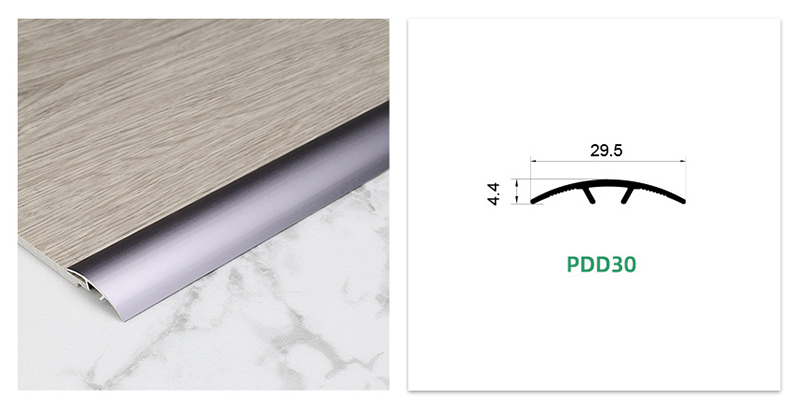 Tira de transici&oacute;n de piso de metal universal