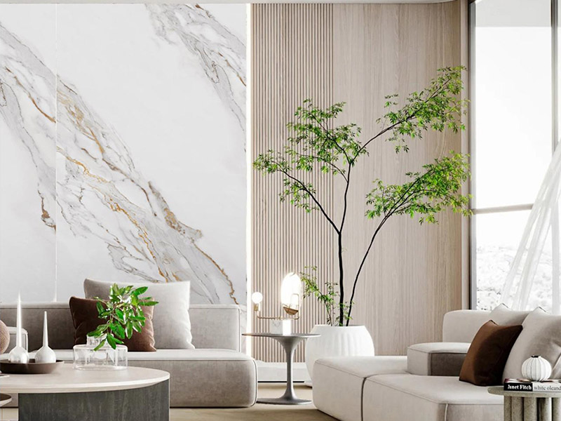 Paneles de pared de m&aacute;rmol de PVC