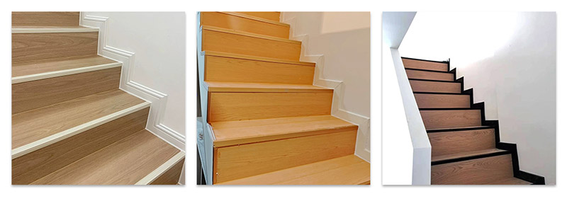 Listones para mamparas de escaleras en forma de F