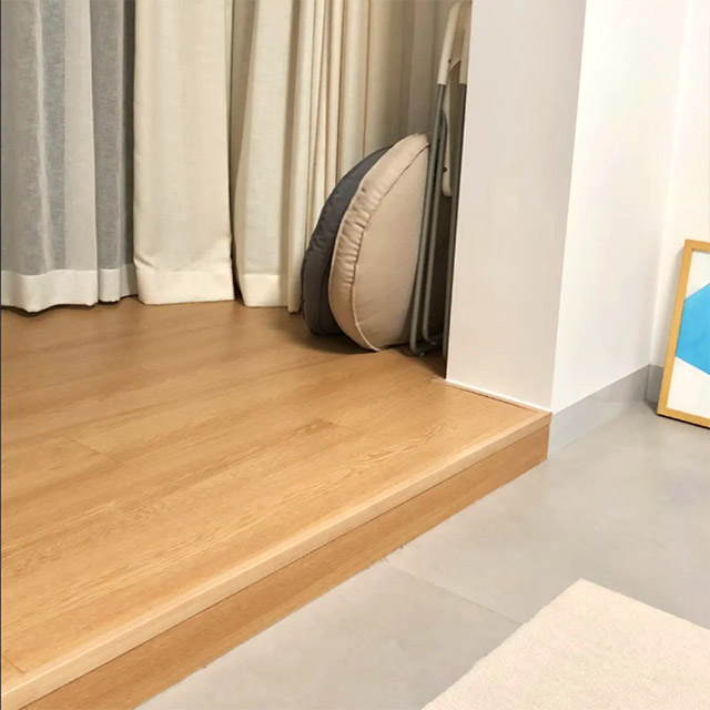 Tiras de ribete para pisos de madera maciza en forma de L de PVC de 30 * 25 mm