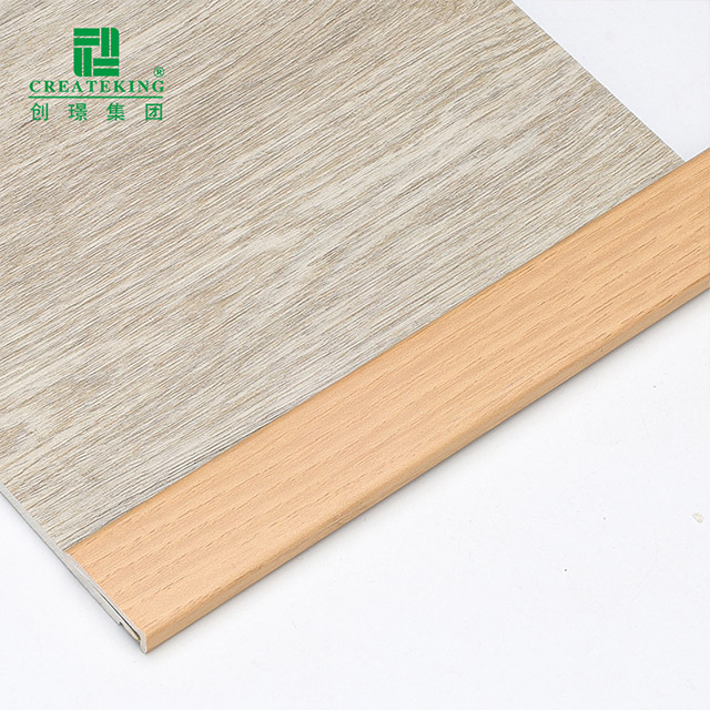 Tira de borde de piso SPC en forma de L de 24 * 4 mm