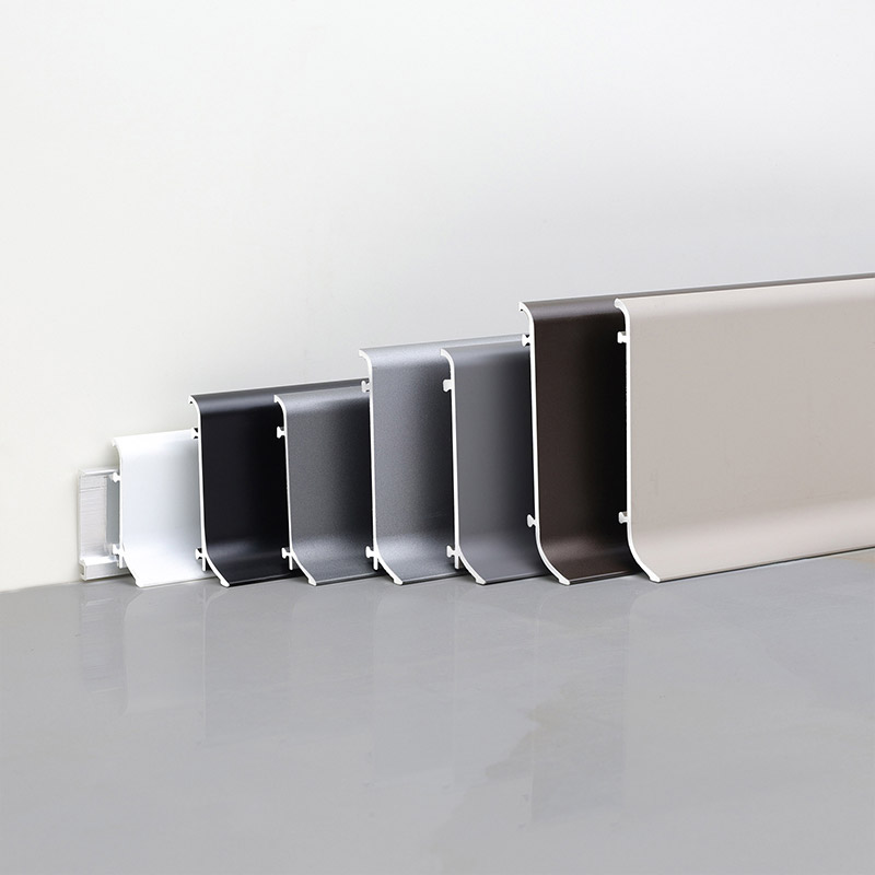 Proceso de coloración de superficies de rodapiés de aleación de aluminio