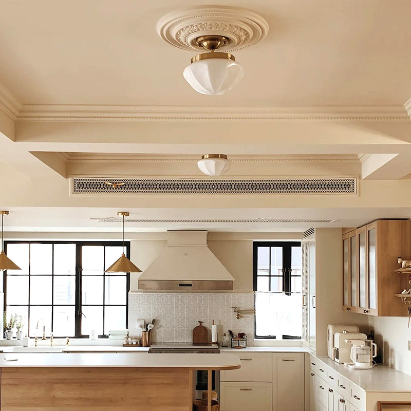 6 diseños creativos de techos de PVC para salas de estar