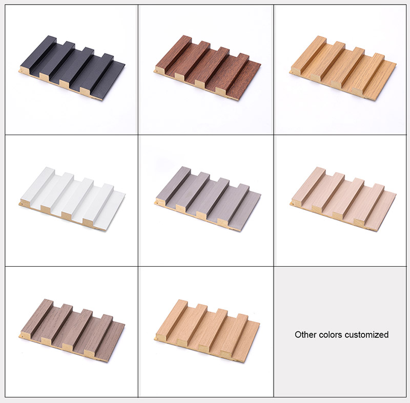 Paneles de pared macizos estriados ecol&oacute;gicos de 159*16 mm 