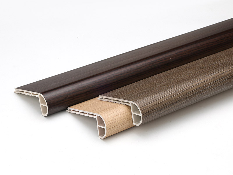 Tiras de borde de escalera SPC de 75 * 25 mm