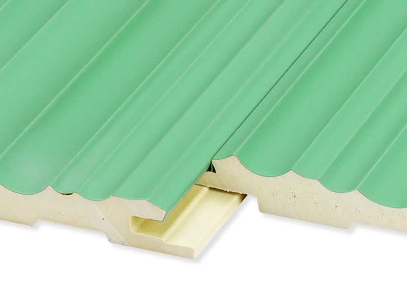 paneles de pared acanalados macizos en forma de onda 