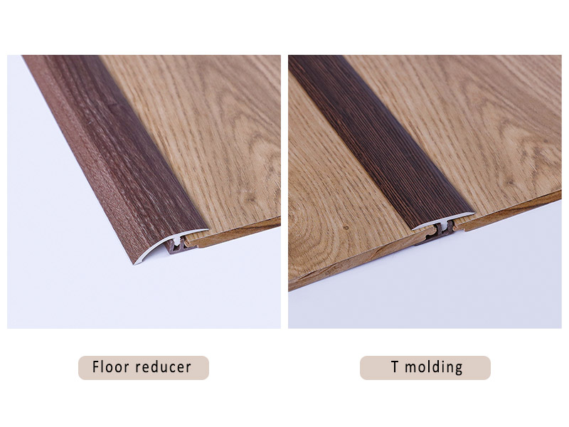 ¿Cuál es la diferencia entre un reductor de piso y una moldura AT?