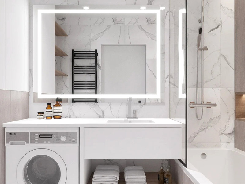 ¿Puedo utilizar una lámina de mármol de PVC en el baño?