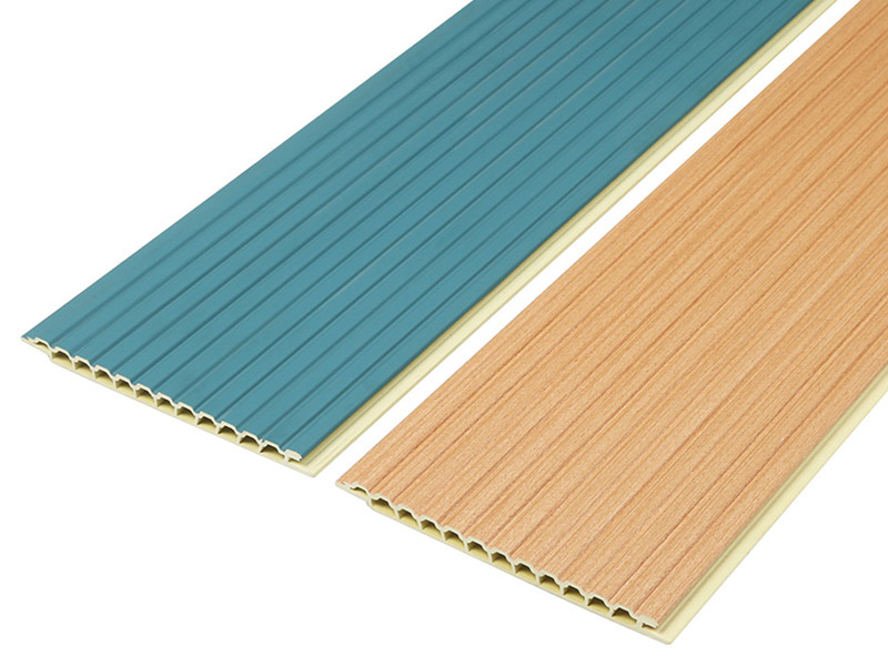 Paneles de pared corrugados huecos de WPC 