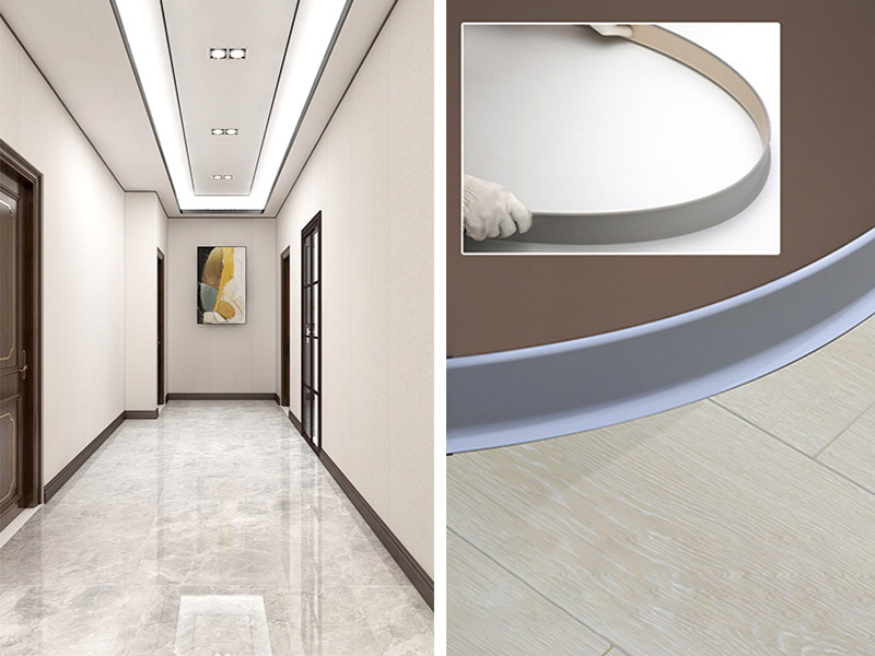 ¿Cuál es la diferencia entre los rodapiés de PVC rígido y los rodapiés de PVC flexible?