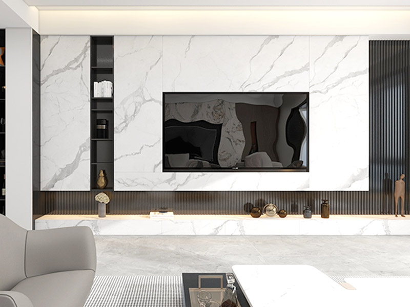 Hoja de m&aacute;rmol con recubrimiento UV