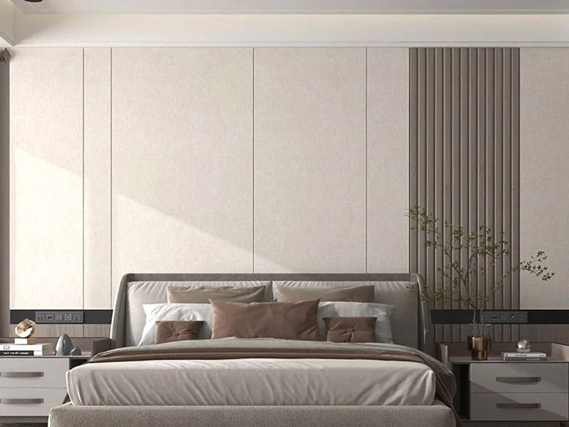 ¿Qué son los paneles de pared de imitación de tela?