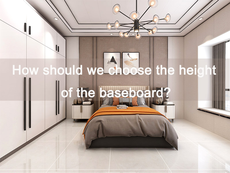 ¿Cómo debemos elegir la altura del zócalo?