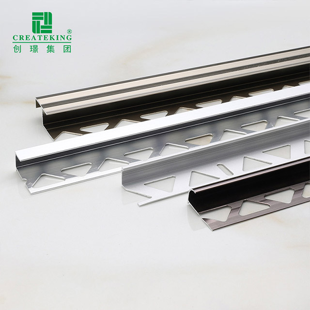 Moldura para azulejos de aluminio en forma de L de 11,8x23 mm