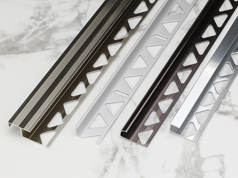 Borde de azulejo curvo de aleaci&oacute;n de aluminio