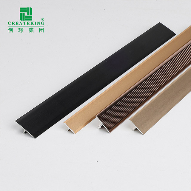 Tira de transición de aluminio en forma de T de 30x6,2 mm