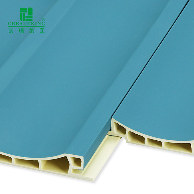 Paneles de pared de WPC de arco interno de 210 * 15 mm