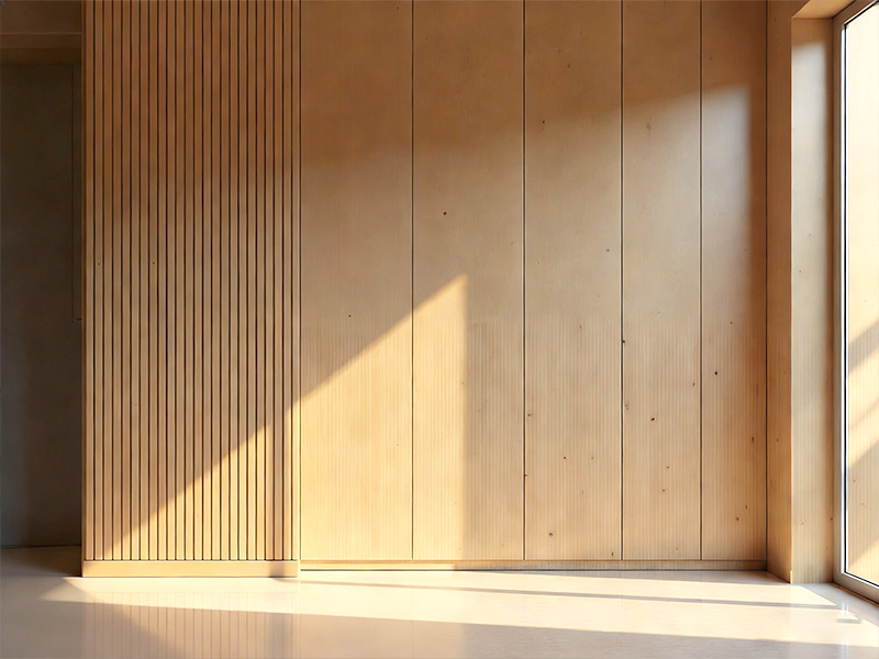 Panel estriado de MDF