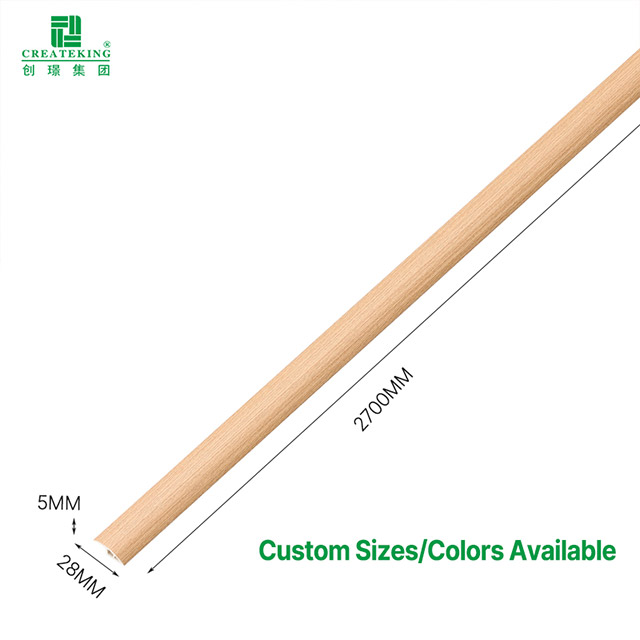 Reductor de pisos de PVC de imitación de madera de 28 * 5 mm