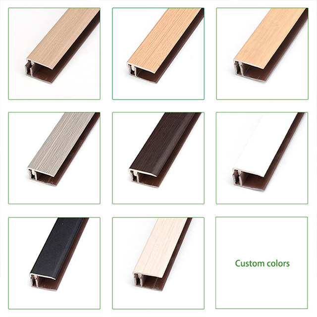 Tiras de borde de piso de PVC en forma de F de 30 * 10,5 mm