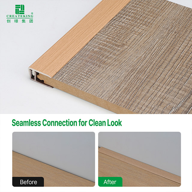 Bordes de suelo de PVC en forma de F de 30*10,5 mm