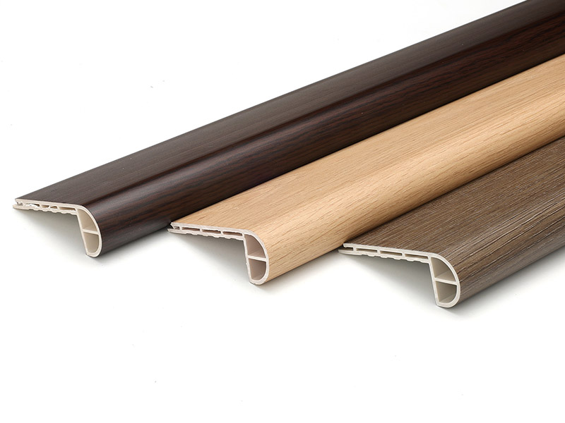 Tiras de borde de escalera SPC de 75 * 25 mm