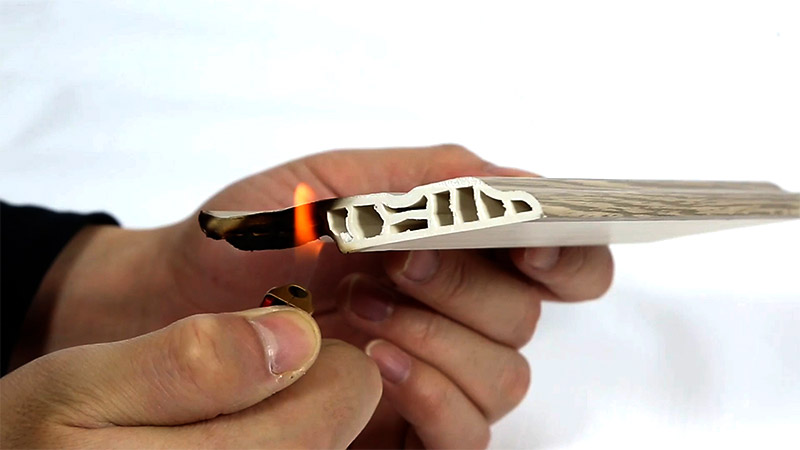 ¿Los zócalos de PVC son ignífugos?