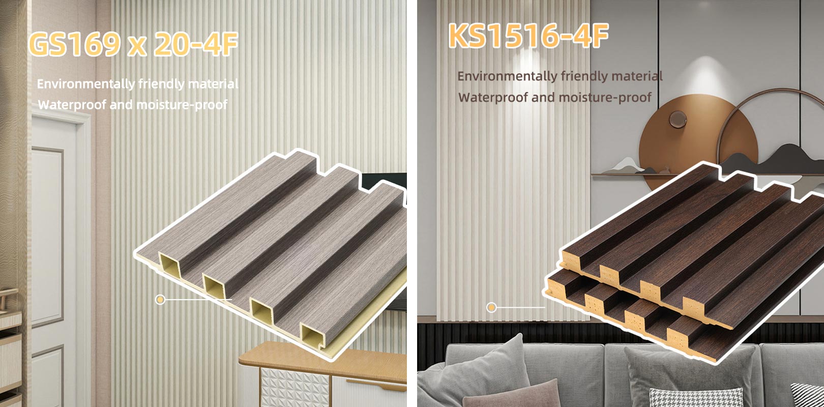 ¿Cuáles son mejores, los paneles de pared de WPC huecos o macizos?