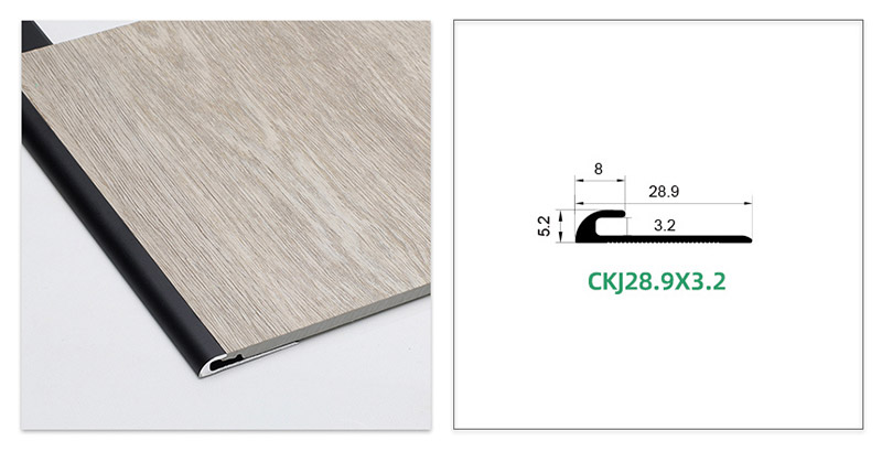 Borde del piso en forma de C