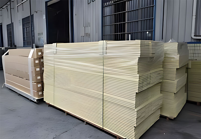 Panel de pared de pl&aacute;stico de madera compuesta