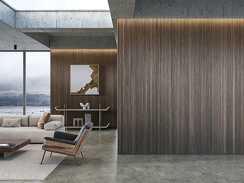 ¿De qué material está hecho un panel estriado?