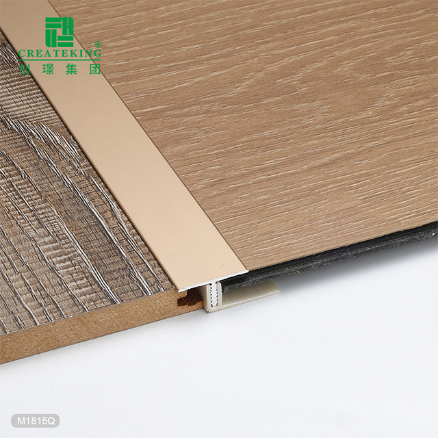 Moldura en T de aluminio de 10,8x24,8 mm