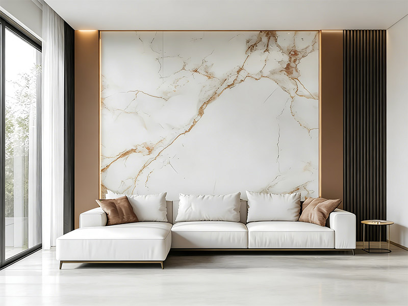 paneles de pared de cristal de carbono