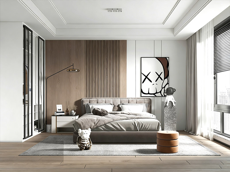 paneles de pared de madera maciza