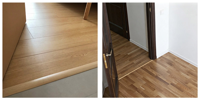 Tiras de umbral o tiras de transici&oacute;n universales