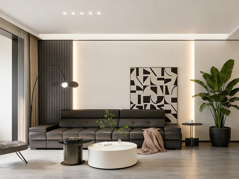 Opciones de color del panel de pared de WPC