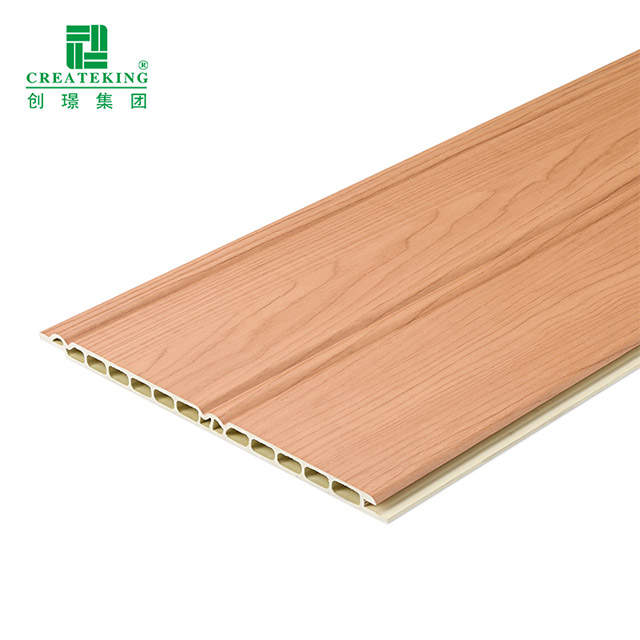 Tableros de pared huecos de WPC de 195 * 9 mm